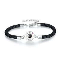 Personalized Projection Bracelet Couple Memory Jewelry - Coolpeacock