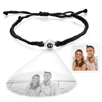 Personalized Projection Braided Bracelet Custom Photo Bracelet - Coolpeacock