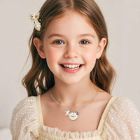 Personalized Unicorn Necklace with Birthstone Name Necklace Birthday Gift for Girls - Coolpeacock