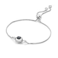 Photo Projection Bracelet Personalized Adjustable Bracelet Sweet Cool Anniversary Gift for Her - Coolpeacock