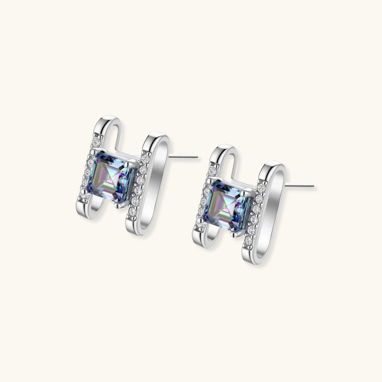 Prism Square Studs - KIAHMILLA