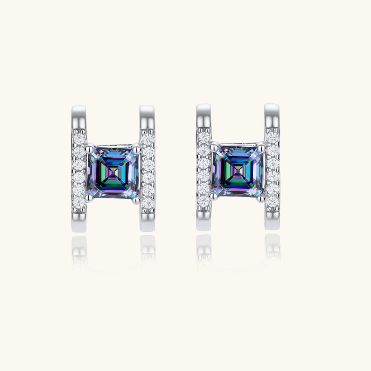 Prism Square Studs - KIAHMILLA