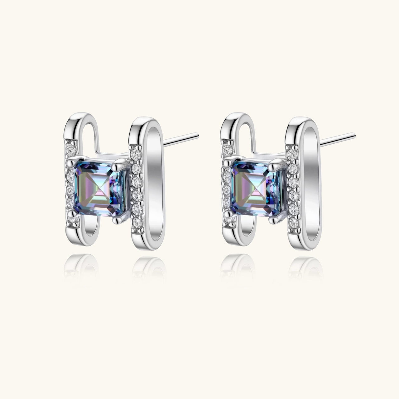 Prism Square Studs - KIAHMILLA