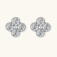 Quatrefoil Moissanite Studs - KIAHMILLA