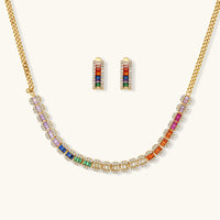 Rainbow Spectrum Jewelry Set by KIAHMILLA - KIAHMILLA