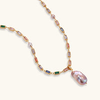 Rainbow Statement Necklace by KIAHMILLA - KIAHMILLA