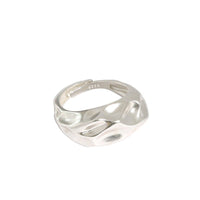 Sale Irregular Uneven 925 Sterling Silver Adjustable Ring - KIAHMILLA