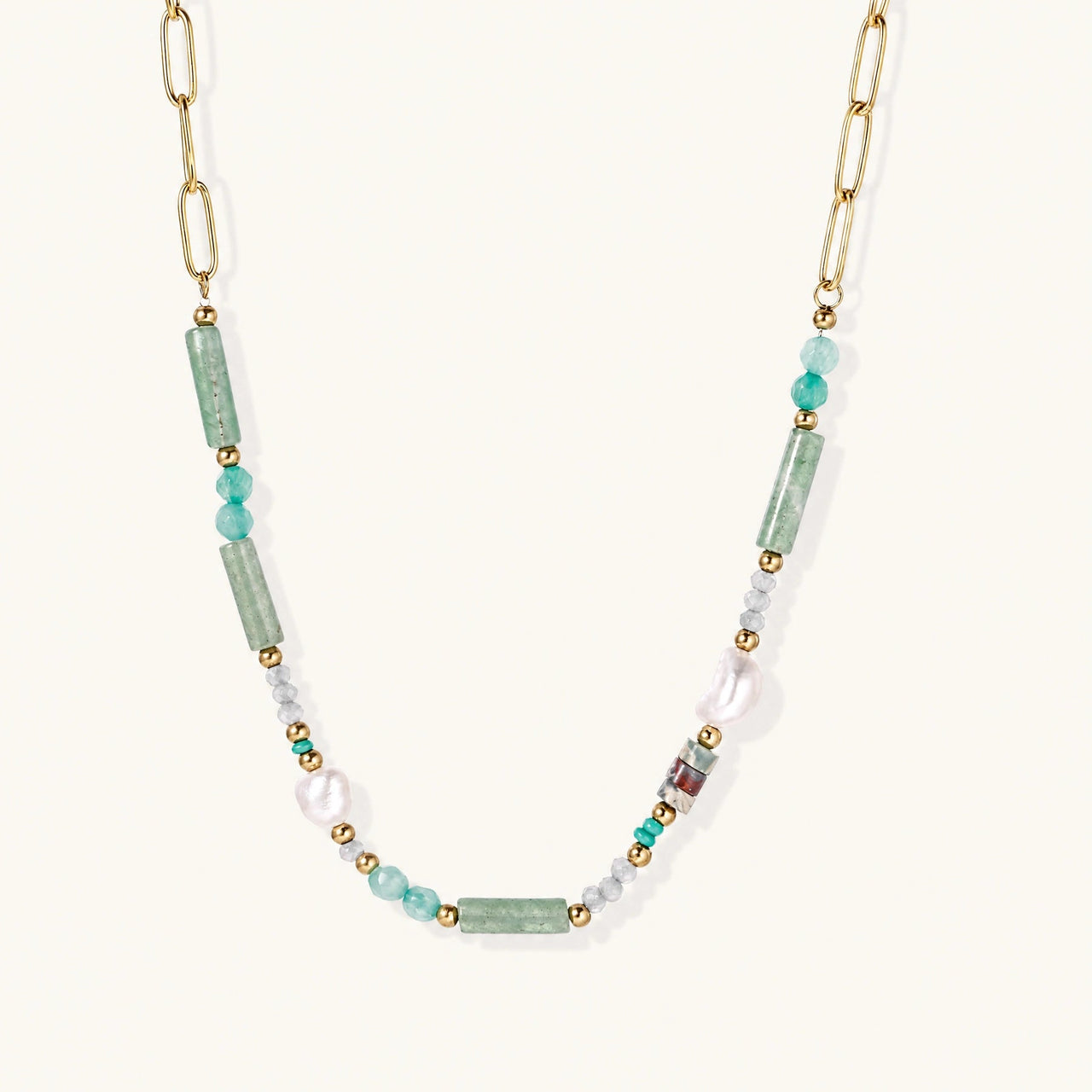 Seafoam Dreams Necklace by KIAHMILLA - KIAHMILLA