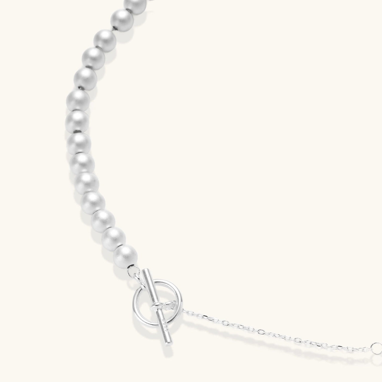 Silver Sphere Gradient Necklace by KIAHMILLA - KIAHMILLA