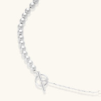 Silver Sphere Gradient Necklace by KIAHMILLA - KIAHMILLA