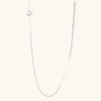 Silver Sphere Gradient Necklace by KIAHMILLA - KIAHMILLA