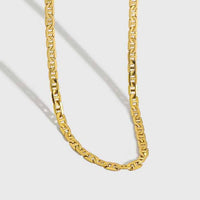 Simple 925 Sterling Silver Stacking Chain Necklace - KIAHMILLA