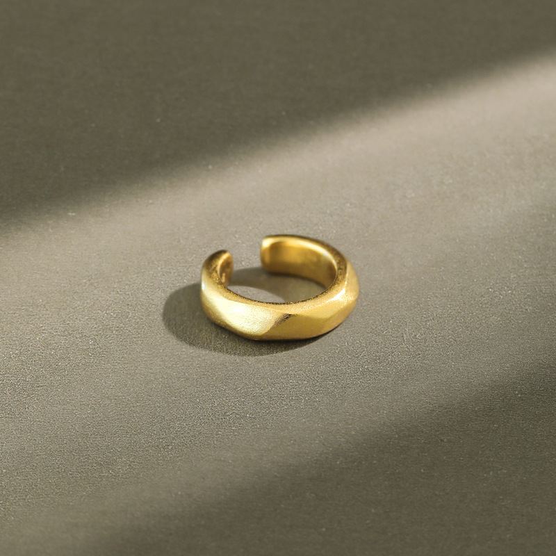 Simple Circle 925 Sterling Silver Non-Pierced Earring (Single) - KIAHMILLA
