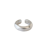 Simple Circle 925 Sterling Silver Non-Pierced Earring (Single) - KIAHMILLA