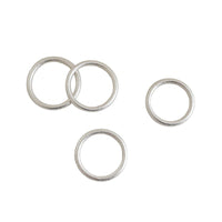 Simple Classic Tiny Thick 925 Sterling Silver Adjustable Tail Ring - KIAHMILLA