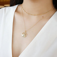 Simple Curb Chain Beads 925 Sterling Silver Necklace - KIAHMILLA