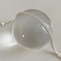 Simple Double Layers Beads Stacker 925 Sterling Silver Bracelet - KIAHMILLA