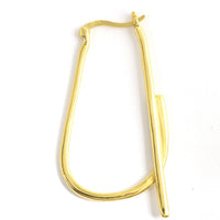 Simple Geometric Hoop 925 Sterling Silver Single Earrings (Single Piece) - KIAHMILLA