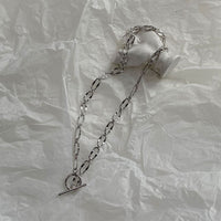 Simple Hollow Chain 925 Sterling Silver Necklace - KIAHMILLA