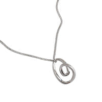 Simple Irregular Hollow Heart 925 Sterling Silver Necklace - KIAHMILLA