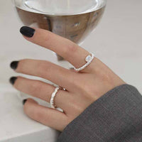 Simple Oval Created Opal 925 Sterling Silver Adjustable Ring - KIAHMILLA