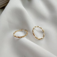 Simple X Hollow 925 Sterling Silver Adjustable Ring - KIAHMILLA