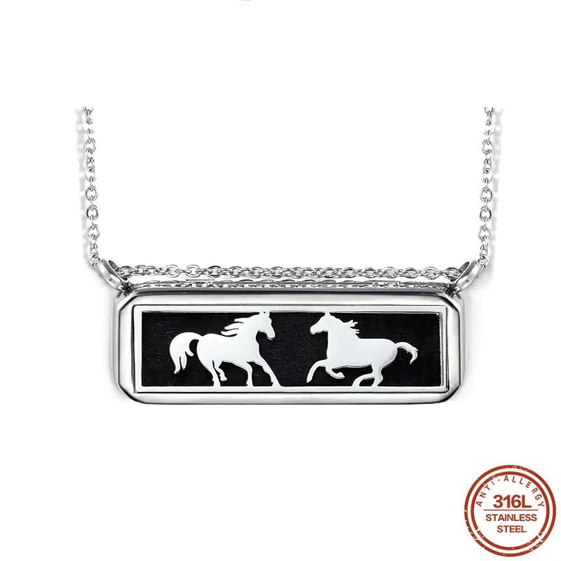 Stainless Steel Oil Diffuser Necklace - Coolpeacock