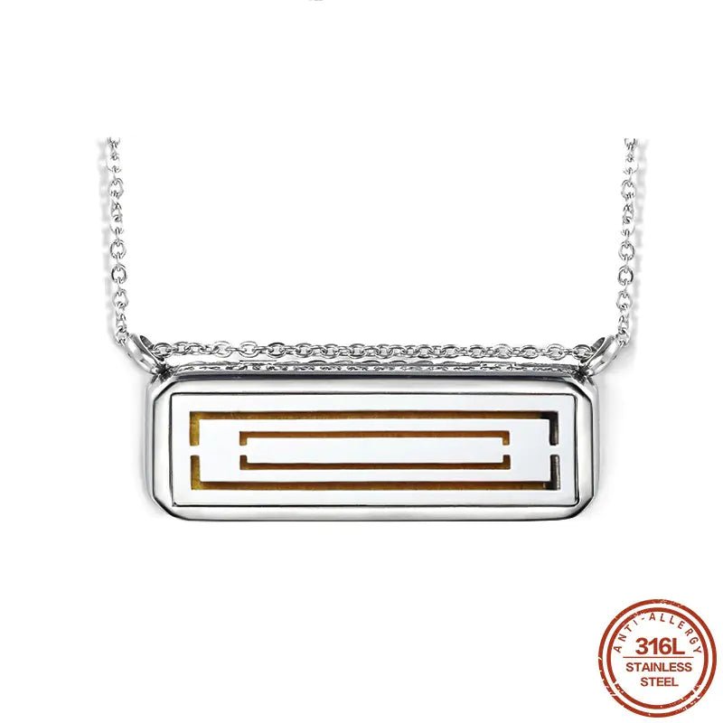 Stainless Steel Oil Diffuser Necklace - Coolpeacock