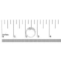 Sterling Silver 1/6 Cttw Key and Keyhole Diamond Ring - KIAHMILLA