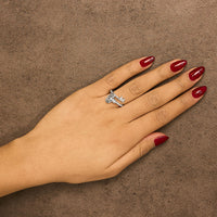 Sterling Silver 1/6 Cttw Key and Keyhole Diamond Ring - KIAHMILLA