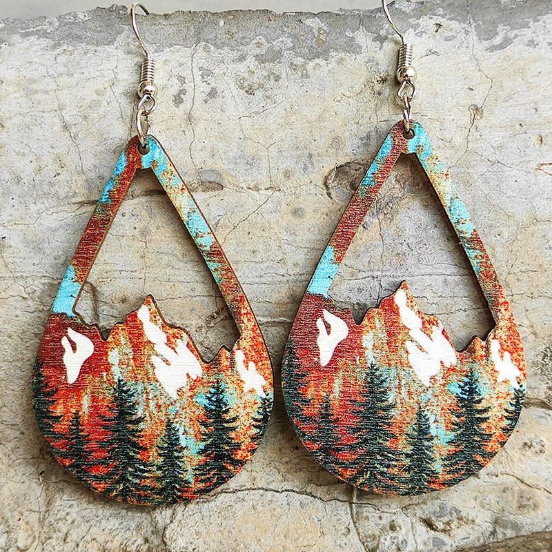 Teardrop Shape Dangle Earrings - Coolpeacock