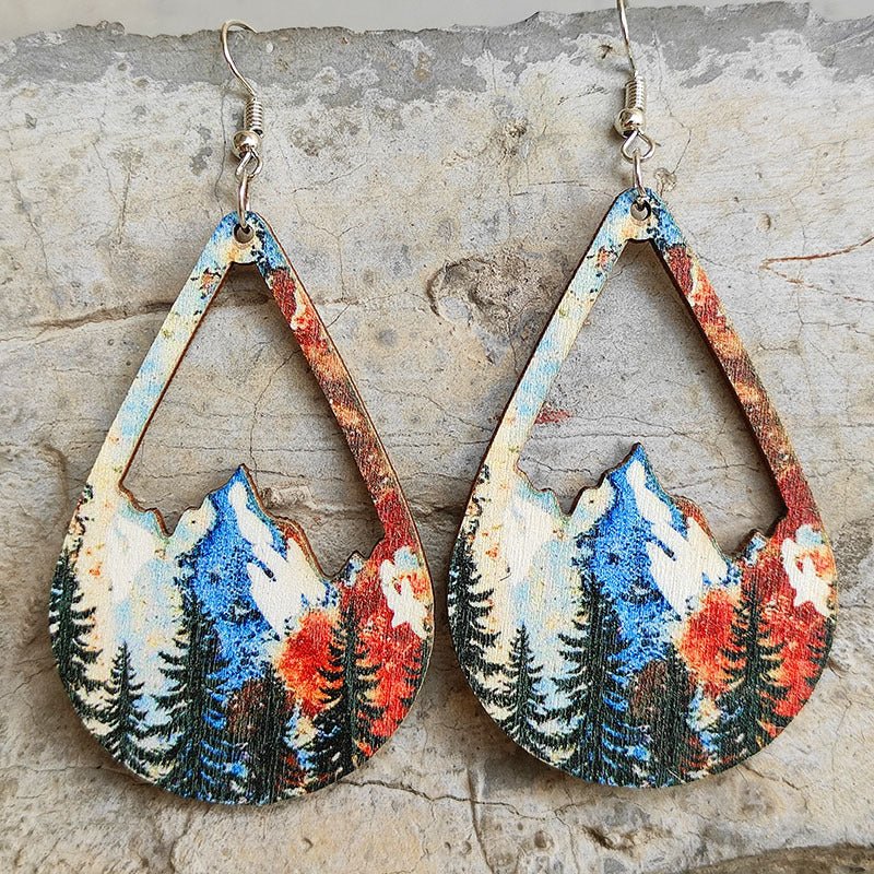 Teardrop Shape Dangle Earrings - Coolpeacock
