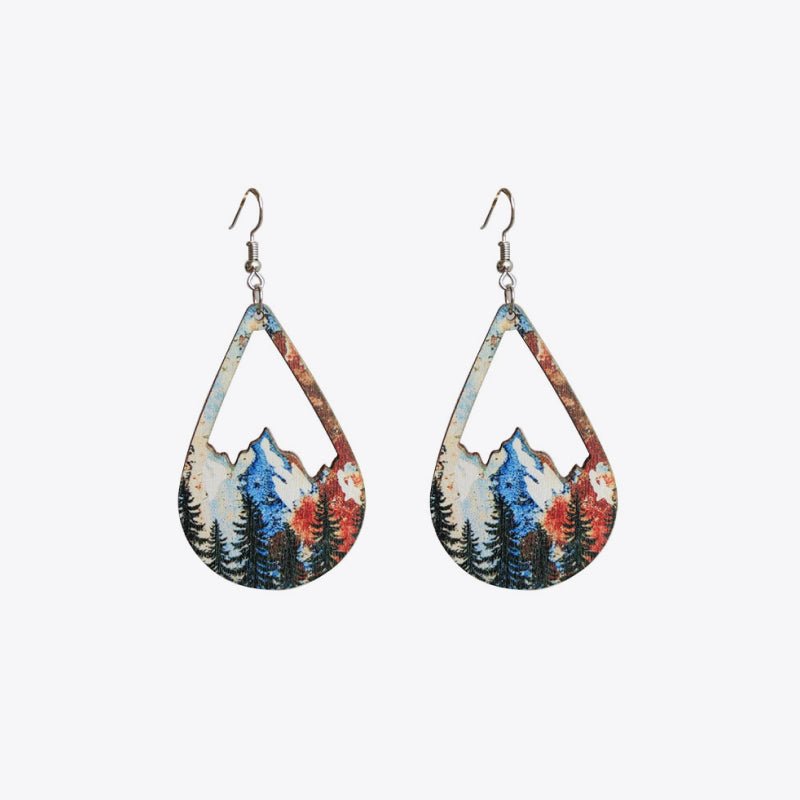 Teardrop Shape Dangle Earrings - Coolpeacock