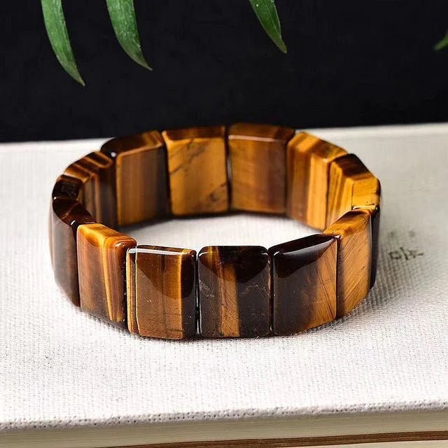 Tiger Eye Chic Bracelet - Handcrafted Elegance - Coolpeacock