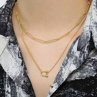 U Shape Fashion 925 Sterling Silver Necklace - KIAHMILLA