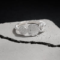 Vintage Ancient Coin Relief Portrait 925 Sterling Silver Adjustable Ring - KIAHMILLA
