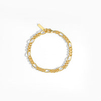 Vintage Gold Hollow Chain 925 Sterling Silver Bracelet - KIAHMILLA