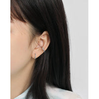 Vintage Twisted Rope Design 925 Sterling Silver Hoop Earrings - KIAHMILLA