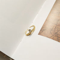 Waterdrop CZ Crown Girl 925 Sterling Silver Adjustable Ring - KIAHMILLA