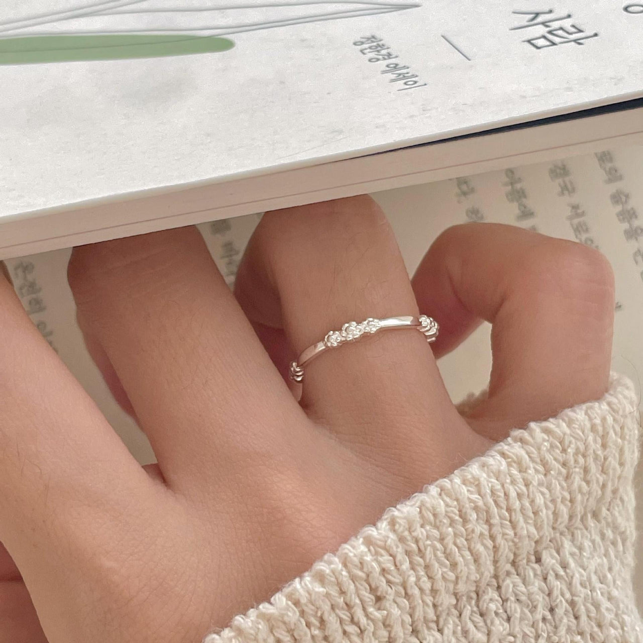 Women Beautiful Flowers 925 Sterling Silver Ring - KIAHMILLA