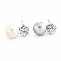 Women Elegant Natural Pearl 925 Sterling Silver Earring - KIAHMILLA