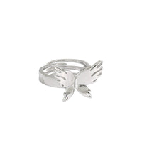 Women Flying Butterfly 925 Sterling Silver Adjustable Ring - KIAHMILLA