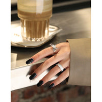 Women Flying Butterfly 925 Sterling Silver Adjustable Ring - KIAHMILLA