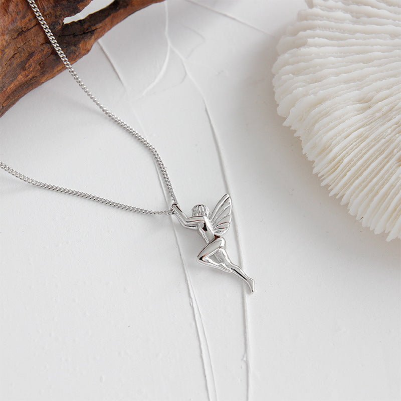 Women Guardian Angel 925 Sterling Silver Necklace - KIAHMILLA