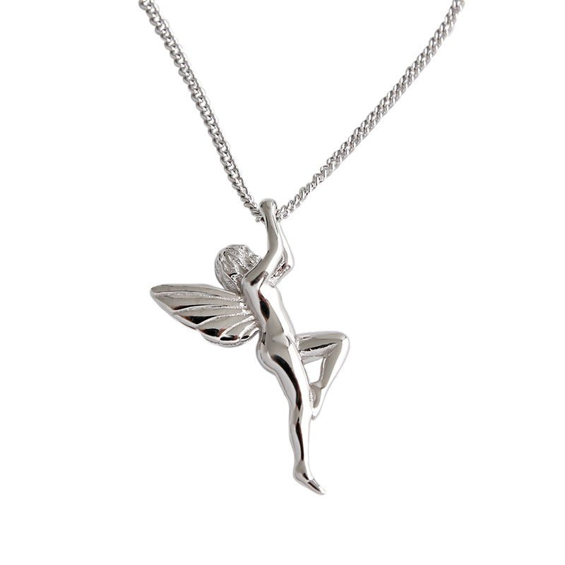Women Guardian Angel 925 Sterling Silver Necklace - KIAHMILLA