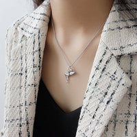 Women Guardian Angel 925 Sterling Silver Necklace - KIAHMILLA