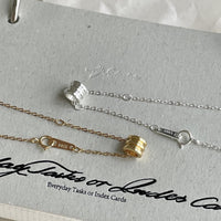 Women Simple Lucky Beads 925 Sterling Silver Necklace - KIAHMILLA